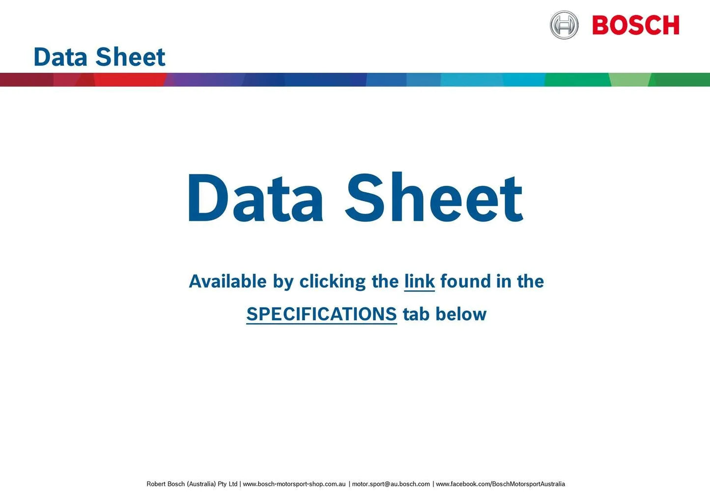 Bosch LSU-4.9 Oxygen Sensor 1M