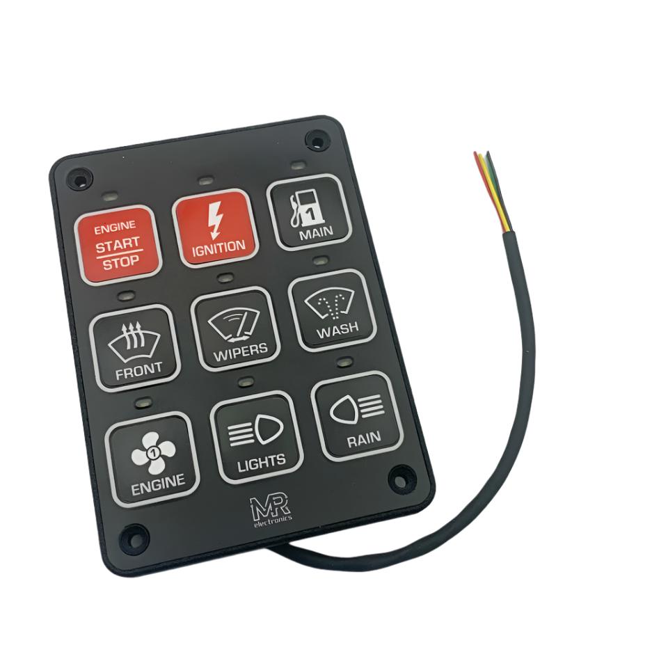 MR Electronics 9 Button CAN Keypad -Backlit