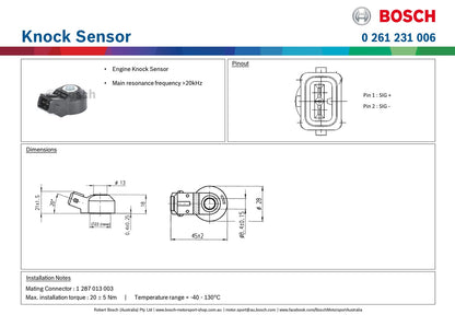 Bosch Knock Sensor