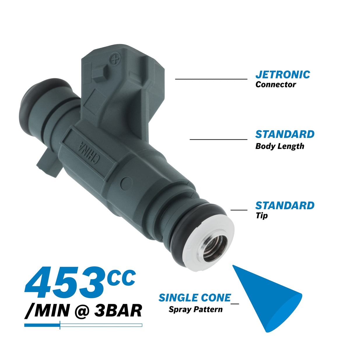 Bosch 453cc/min EV6 Injector – Race Shop