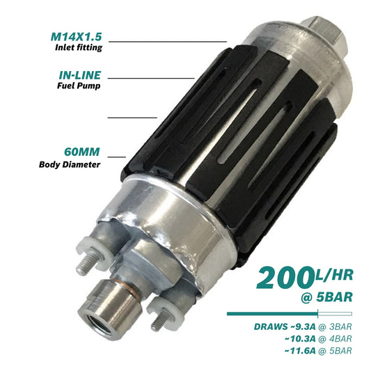 Bosch Fuel Pump 200l/h @5bar In-line 0 580 464 201