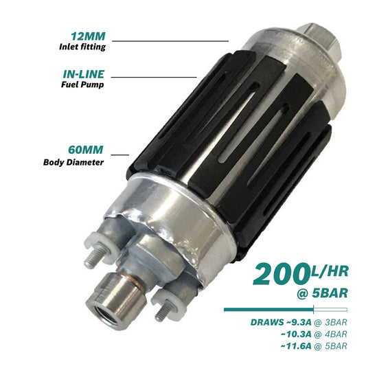 Bosch Fuel Pump 200l/h @5bar In-line Fuel Pump 0 580 464 202