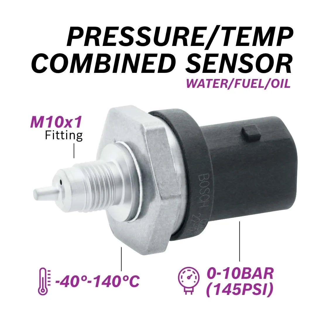 Bosch Liquid Pressure/Temp combined Sensor, 10 bar & 140 deg C