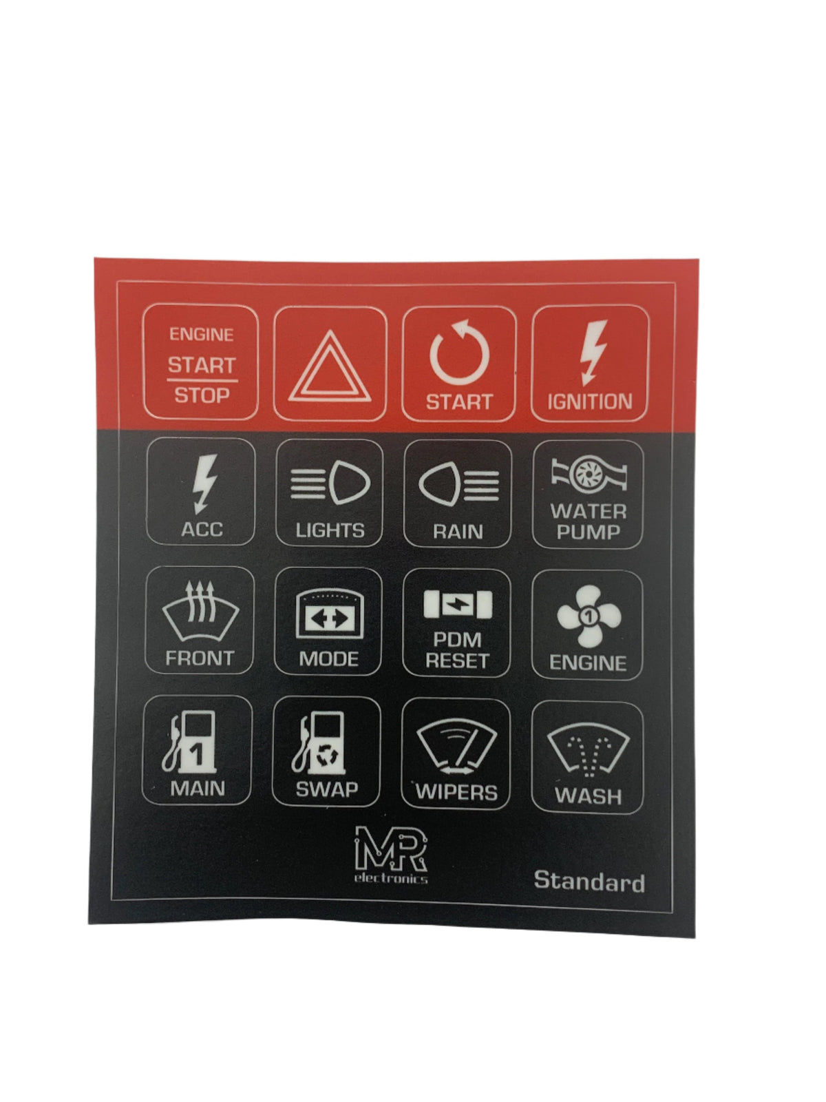 9 Buttons Keypad MR Electronics 9 Button CAN Keypad -Std Non-backlit – Race Shop